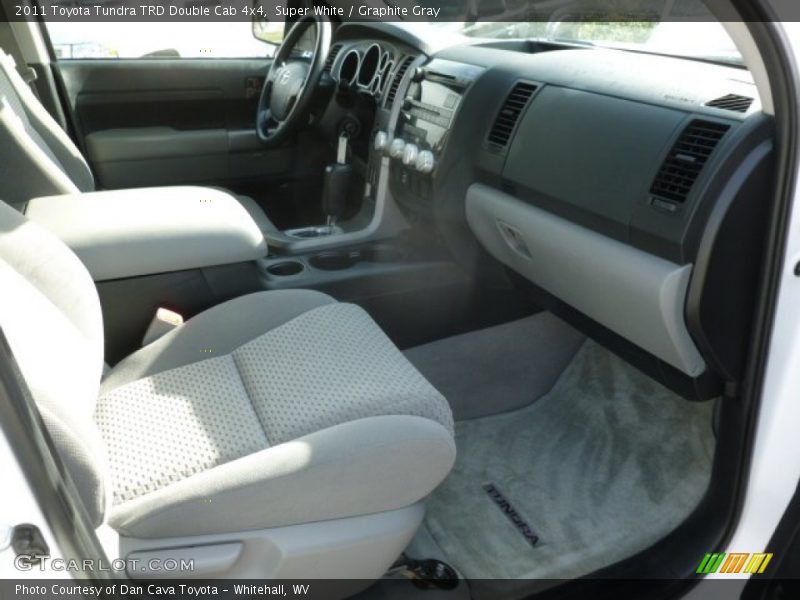 Super White / Graphite Gray 2011 Toyota Tundra TRD Double Cab 4x4