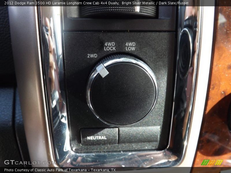 Bright Silver Metallic / Dark Slate/Russet 2012 Dodge Ram 3500 HD Laramie Longhorn Crew Cab 4x4 Dually