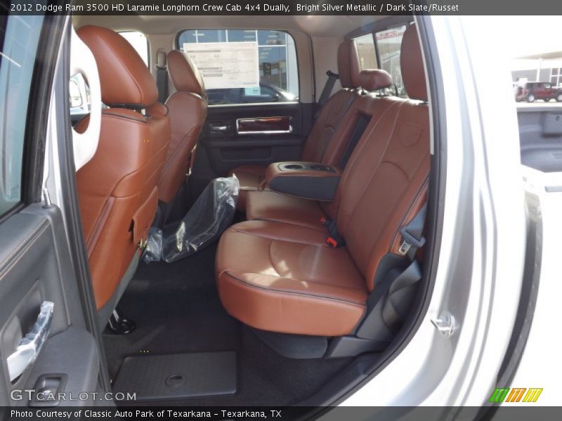 Rear Seat of 2012 Ram 3500 HD Laramie Longhorn Crew Cab 4x4 Dually