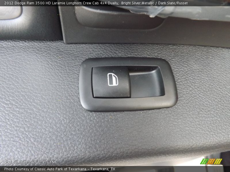 Bright Silver Metallic / Dark Slate/Russet 2012 Dodge Ram 3500 HD Laramie Longhorn Crew Cab 4x4 Dually