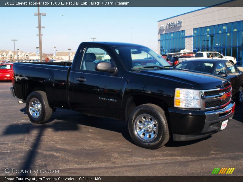 Black / Dark Titanium 2011 Chevrolet Silverado 1500 LS Regular Cab