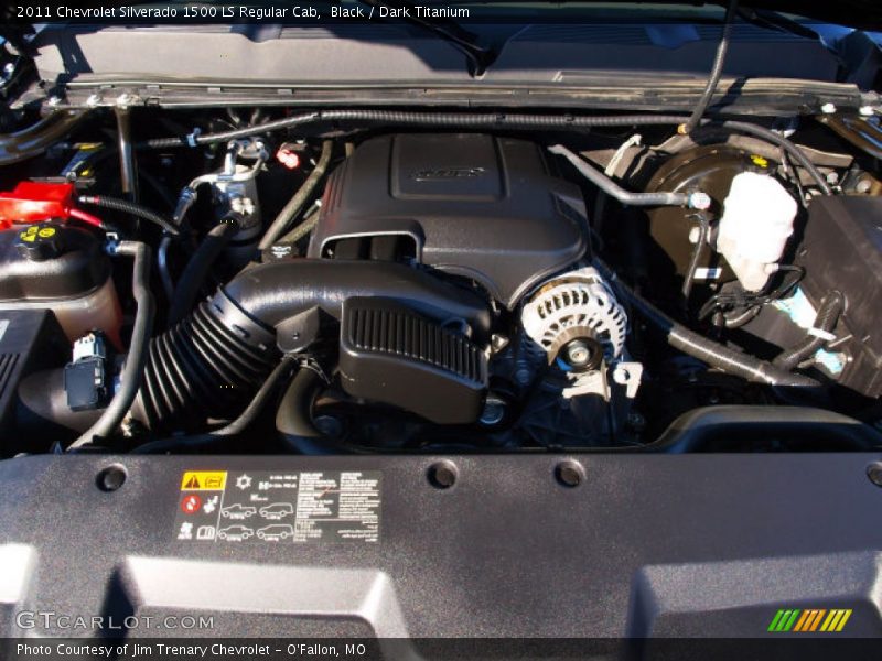 Black / Dark Titanium 2011 Chevrolet Silverado 1500 LS Regular Cab