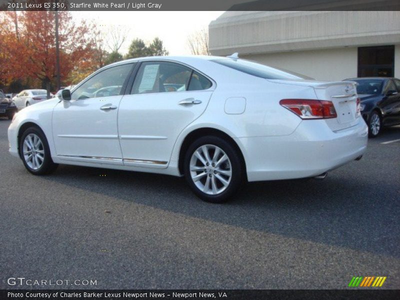 Starfire White Pearl / Light Gray 2011 Lexus ES 350