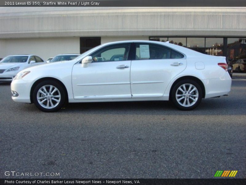 Starfire White Pearl / Light Gray 2011 Lexus ES 350