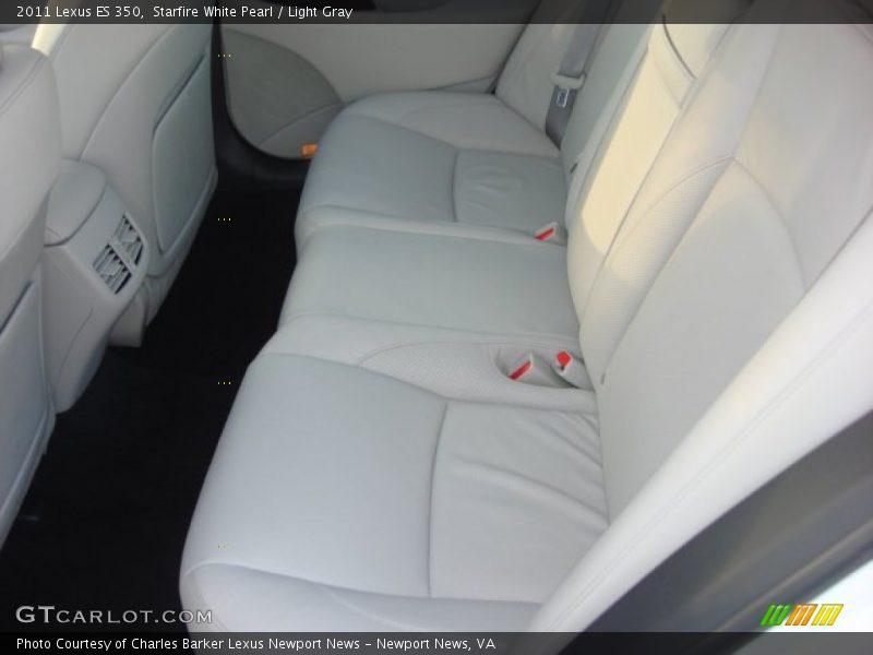 Starfire White Pearl / Light Gray 2011 Lexus ES 350