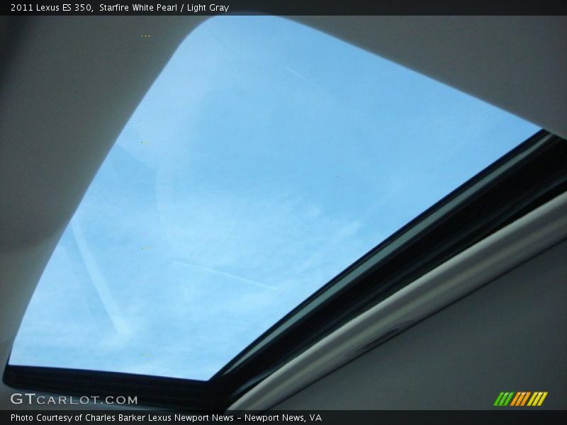 Starfire White Pearl / Light Gray 2011 Lexus ES 350