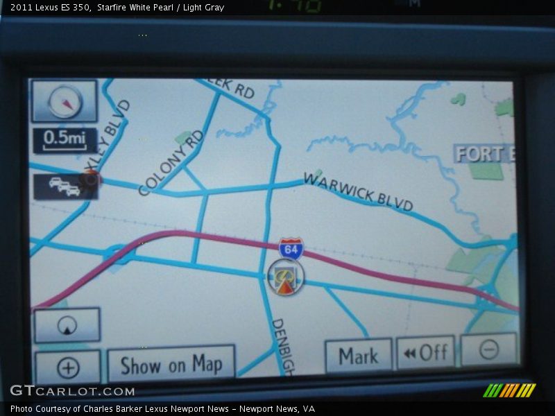 Starfire White Pearl / Light Gray 2011 Lexus ES 350