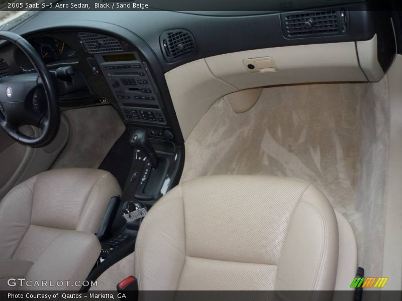 Black / Sand Beige 2005 Saab 9-5 Aero Sedan