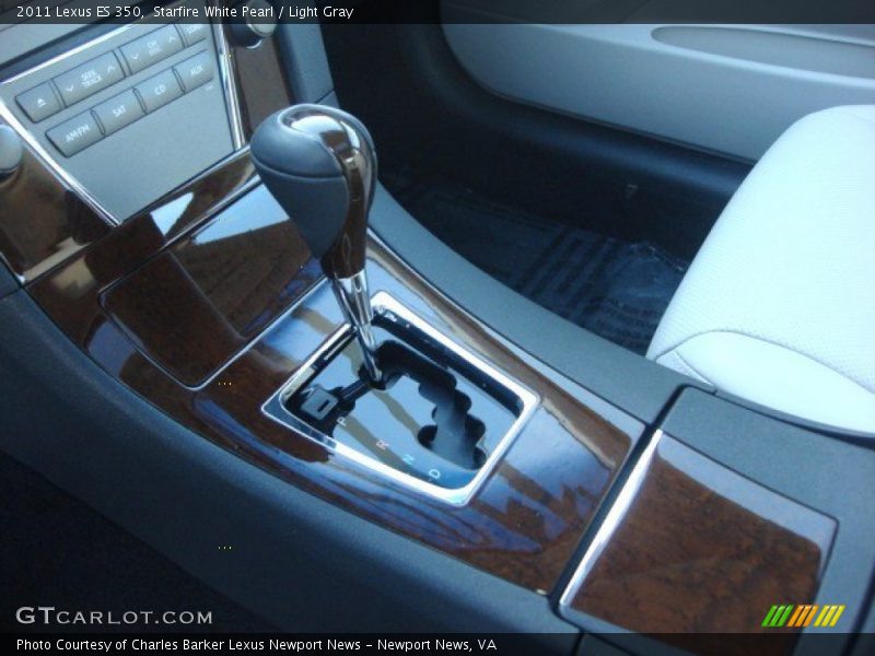 Starfire White Pearl / Light Gray 2011 Lexus ES 350