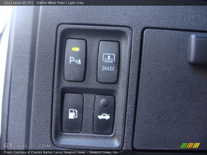 Starfire White Pearl / Light Gray 2011 Lexus ES 350