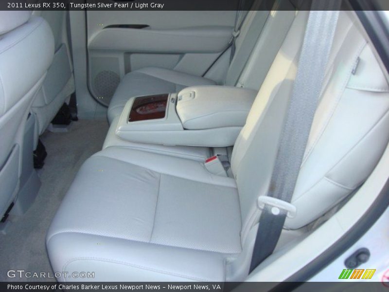 Tungsten Silver Pearl / Light Gray 2011 Lexus RX 350