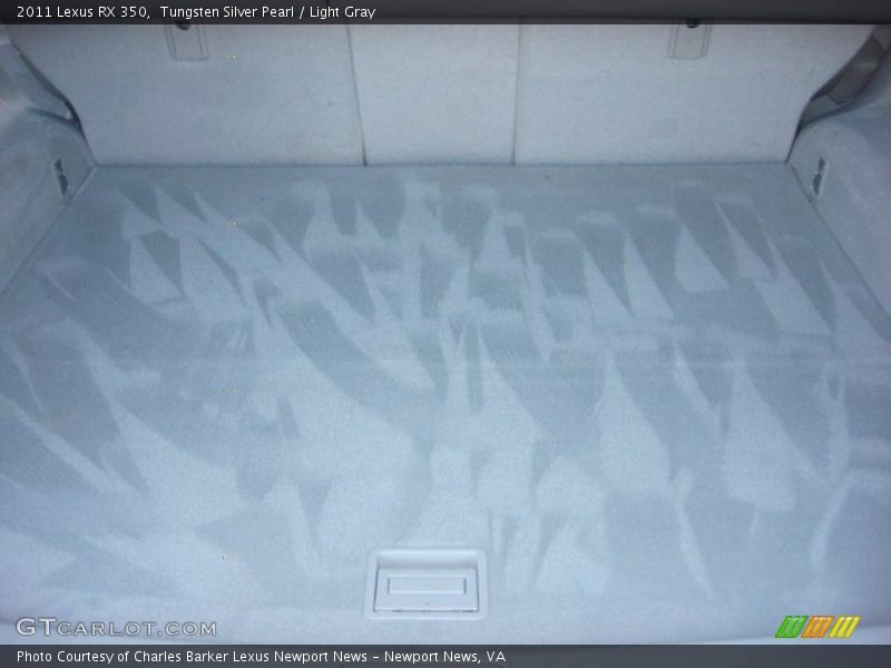Tungsten Silver Pearl / Light Gray 2011 Lexus RX 350