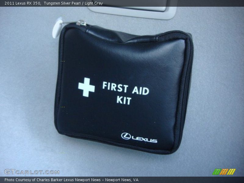 Tungsten Silver Pearl / Light Gray 2011 Lexus RX 350