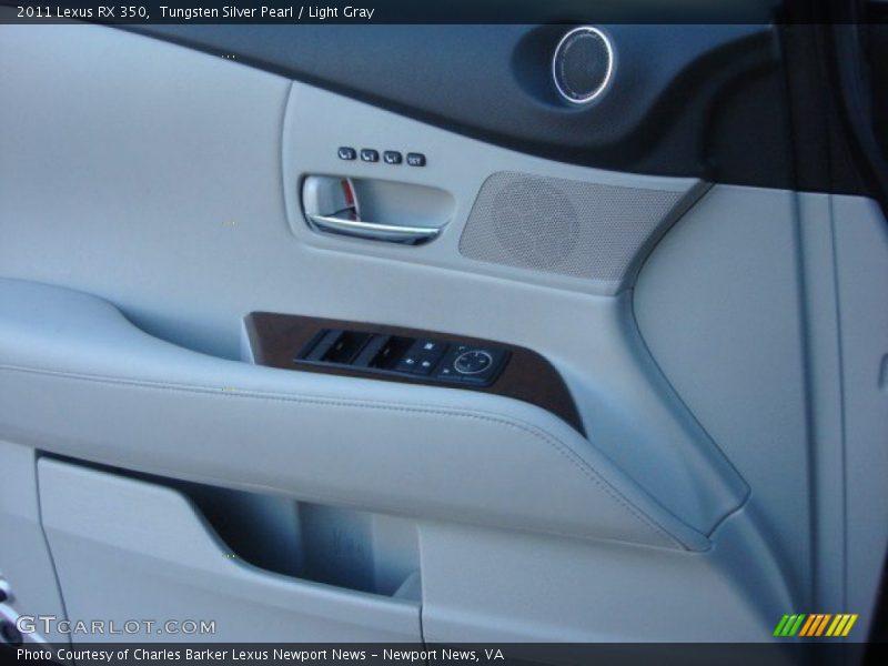 Tungsten Silver Pearl / Light Gray 2011 Lexus RX 350