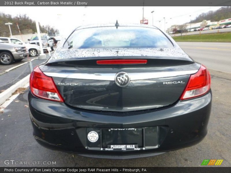 Carbon Black Metallic / Ebony 2012 Buick Regal