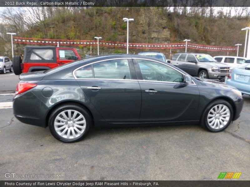 Carbon Black Metallic / Ebony 2012 Buick Regal