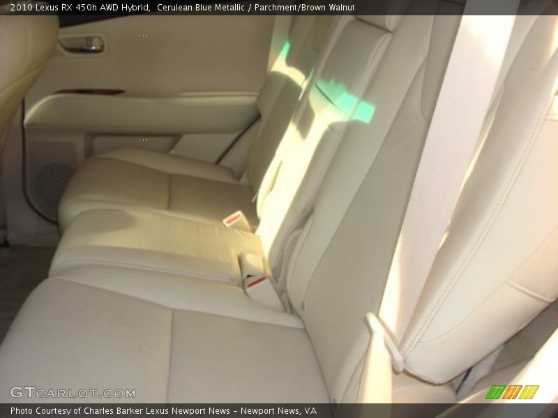 Cerulean Blue Metallic / Parchment/Brown Walnut 2010 Lexus RX 450h AWD Hybrid