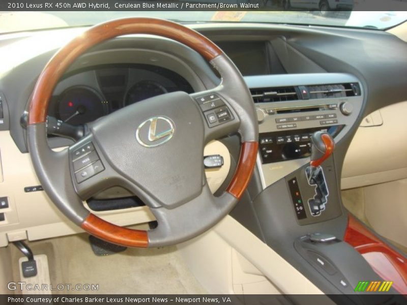 Dashboard of 2010 RX 450h AWD Hybrid