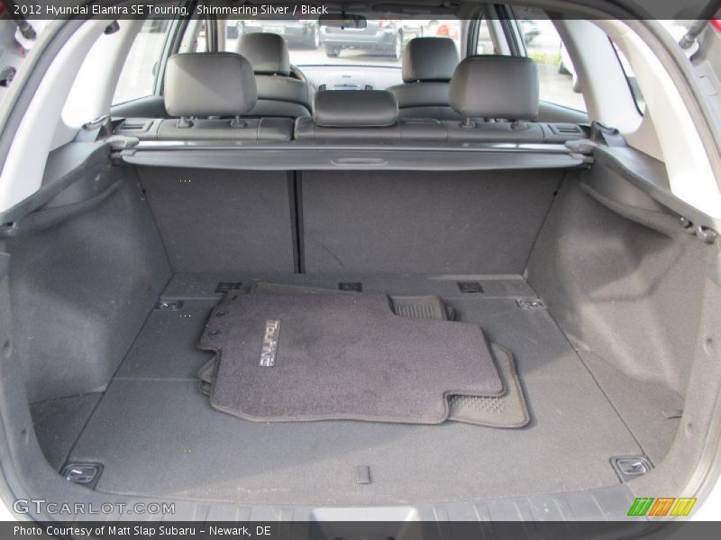 Shimmering Silver / Black 2012 Hyundai Elantra SE Touring