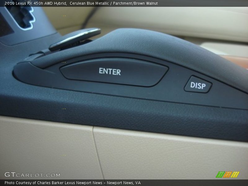 Controls of 2010 RX 450h AWD Hybrid