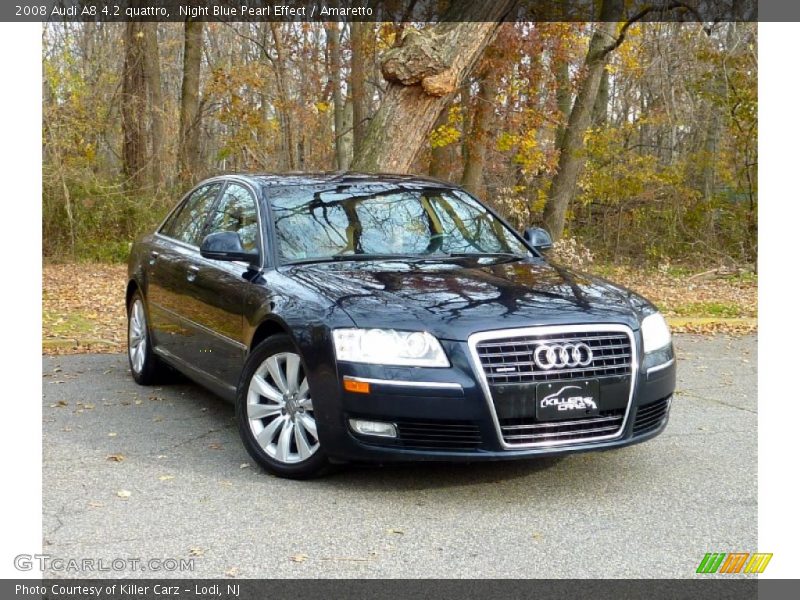 Night Blue Pearl Effect / Amaretto 2008 Audi A8 4.2 quattro