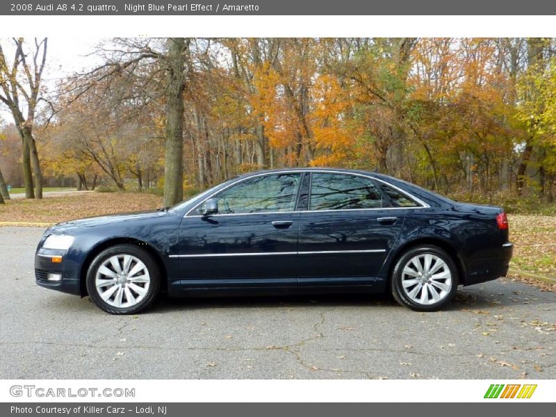  2008 A8 4.2 quattro Night Blue Pearl Effect