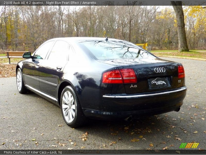 Night Blue Pearl Effect / Amaretto 2008 Audi A8 4.2 quattro