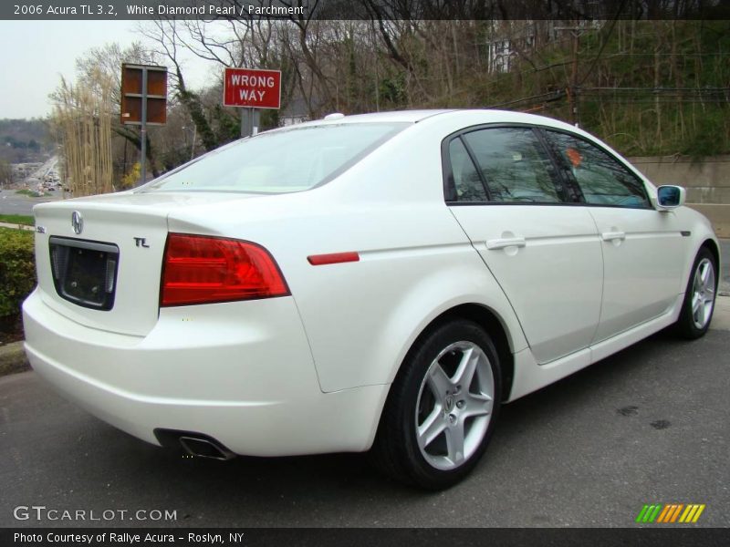 White Diamond Pearl / Parchment 2006 Acura TL 3.2