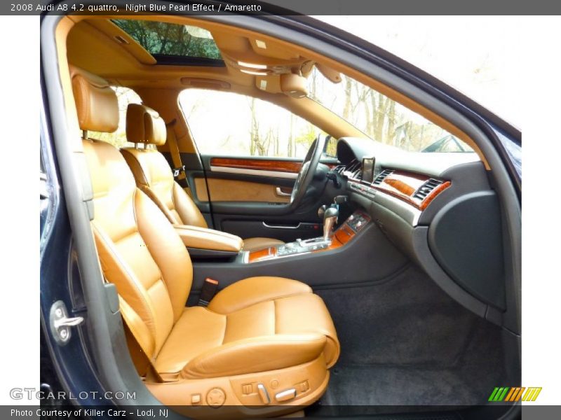 Night Blue Pearl Effect / Amaretto 2008 Audi A8 4.2 quattro