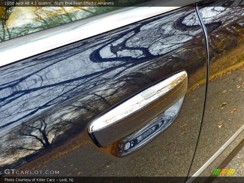 Night Blue Pearl Effect / Amaretto 2008 Audi A8 4.2 quattro