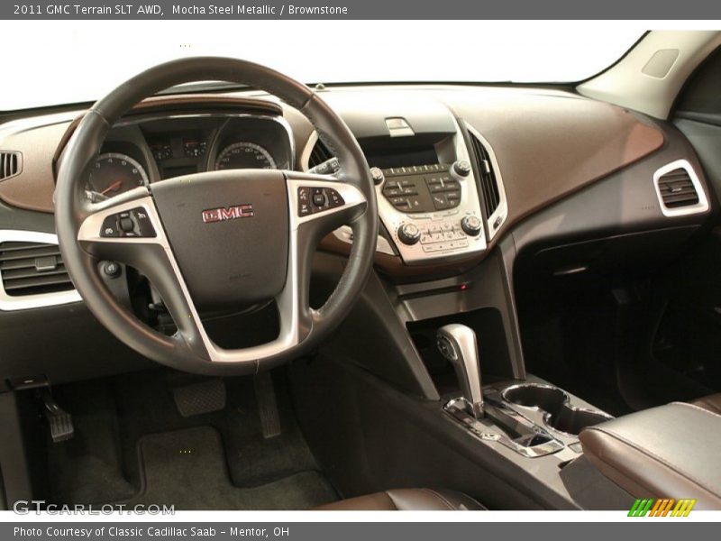 Mocha Steel Metallic / Brownstone 2011 GMC Terrain SLT AWD