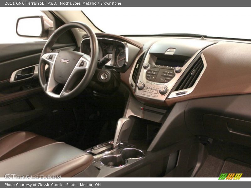 Mocha Steel Metallic / Brownstone 2011 GMC Terrain SLT AWD