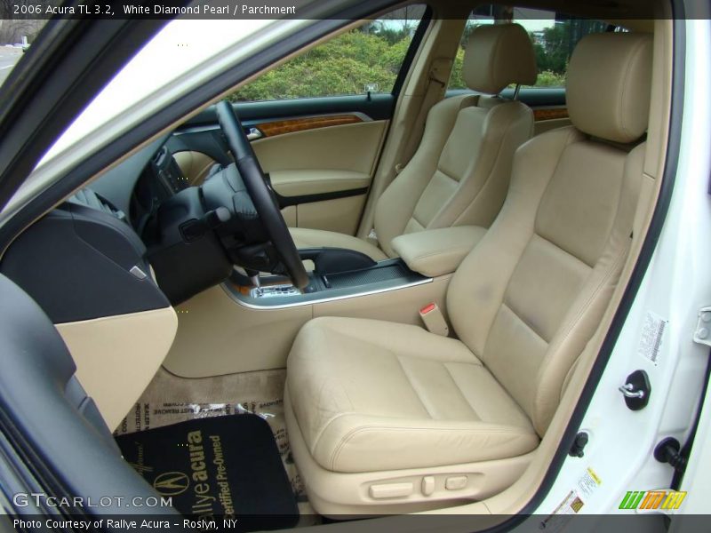 White Diamond Pearl / Parchment 2006 Acura TL 3.2