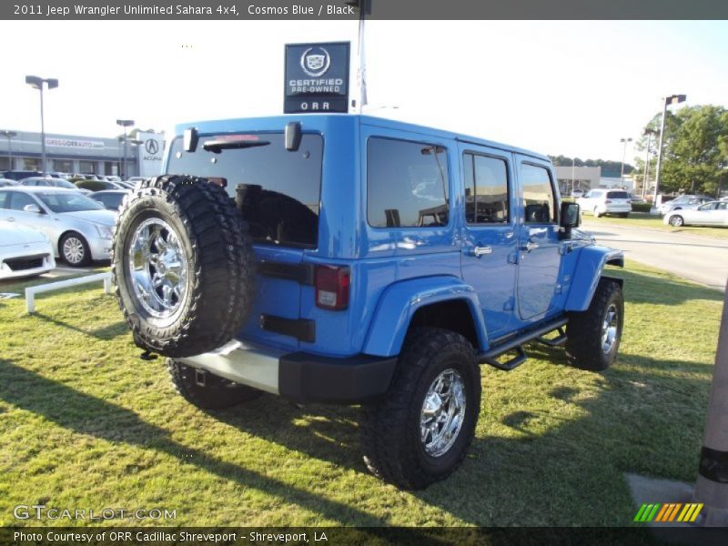 Cosmos Blue / Black 2011 Jeep Wrangler Unlimited Sahara 4x4