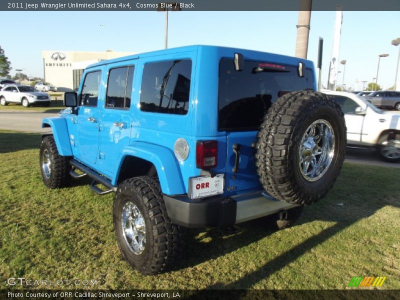 Cosmos Blue / Black 2011 Jeep Wrangler Unlimited Sahara 4x4