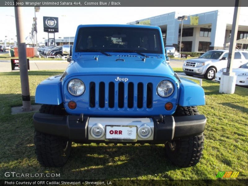 Cosmos Blue / Black 2011 Jeep Wrangler Unlimited Sahara 4x4