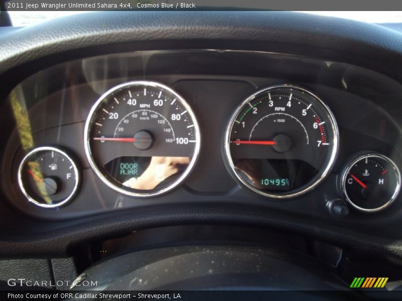 Cosmos Blue / Black 2011 Jeep Wrangler Unlimited Sahara 4x4