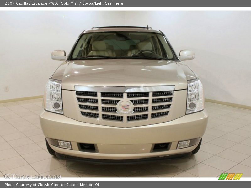 Gold Mist / Cocoa/Light Cashmere 2007 Cadillac Escalade AWD