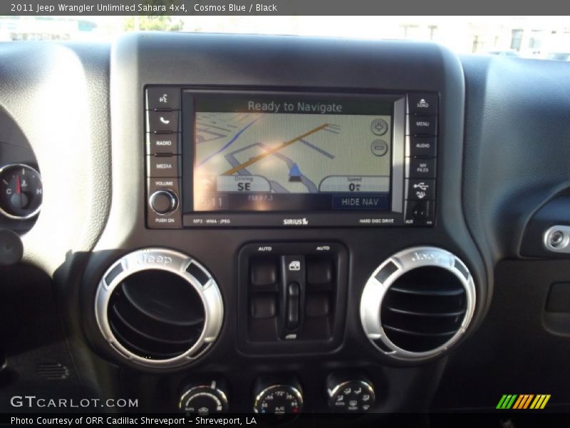 Cosmos Blue / Black 2011 Jeep Wrangler Unlimited Sahara 4x4