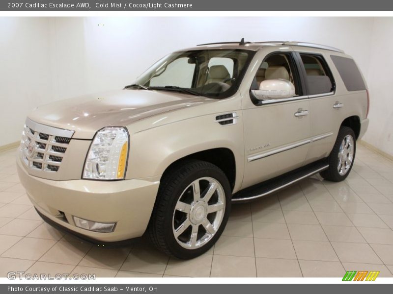 Gold Mist / Cocoa/Light Cashmere 2007 Cadillac Escalade AWD