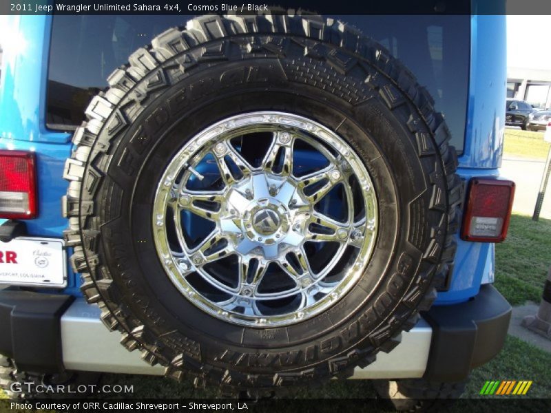 Cosmos Blue / Black 2011 Jeep Wrangler Unlimited Sahara 4x4