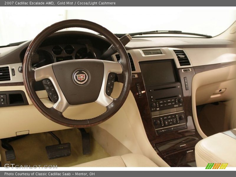 Gold Mist / Cocoa/Light Cashmere 2007 Cadillac Escalade AWD