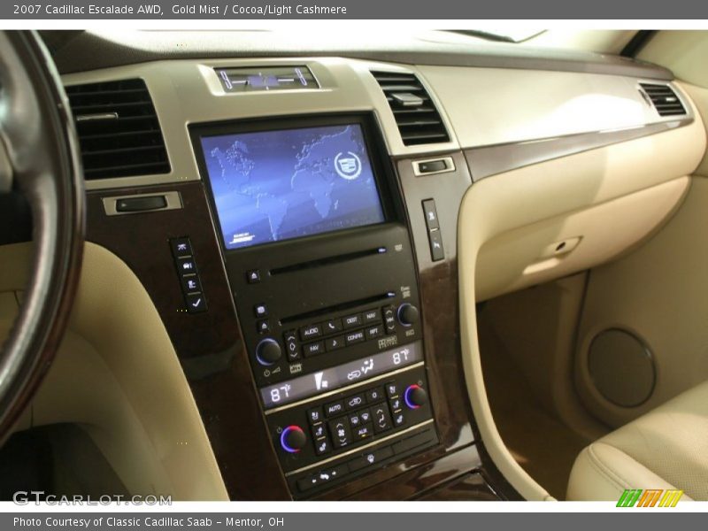 Gold Mist / Cocoa/Light Cashmere 2007 Cadillac Escalade AWD