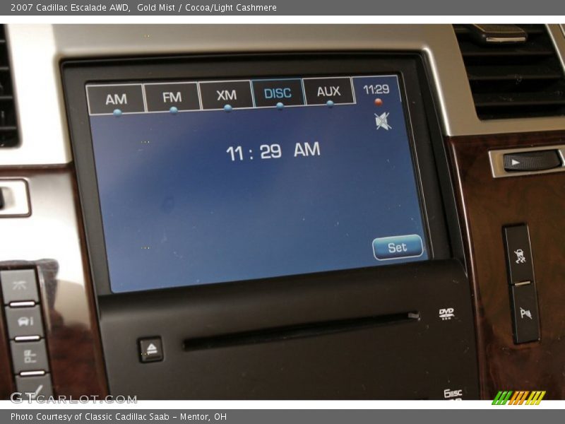 Gold Mist / Cocoa/Light Cashmere 2007 Cadillac Escalade AWD