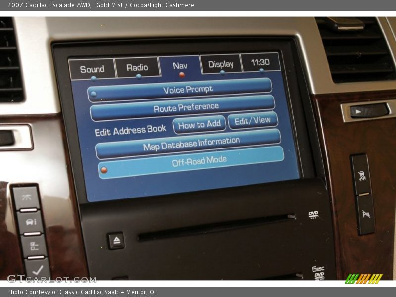 Gold Mist / Cocoa/Light Cashmere 2007 Cadillac Escalade AWD