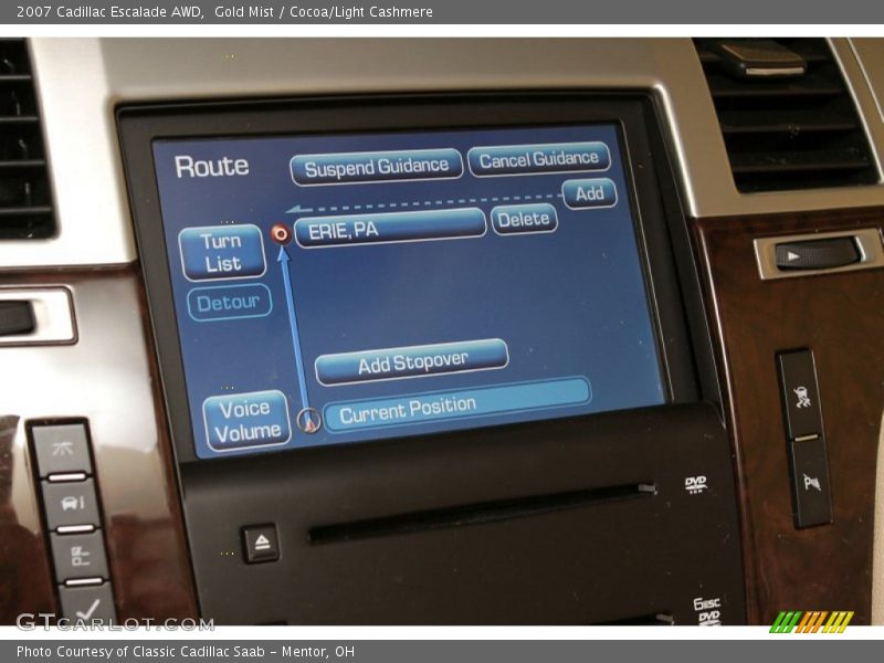 Gold Mist / Cocoa/Light Cashmere 2007 Cadillac Escalade AWD