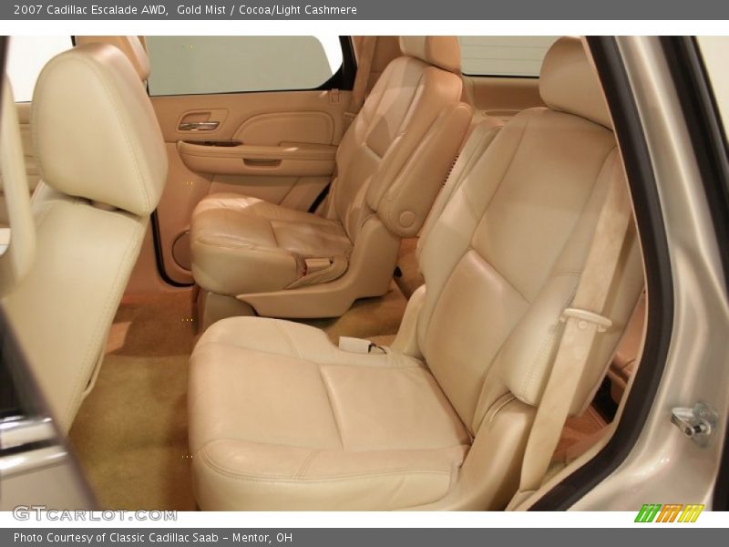 Gold Mist / Cocoa/Light Cashmere 2007 Cadillac Escalade AWD