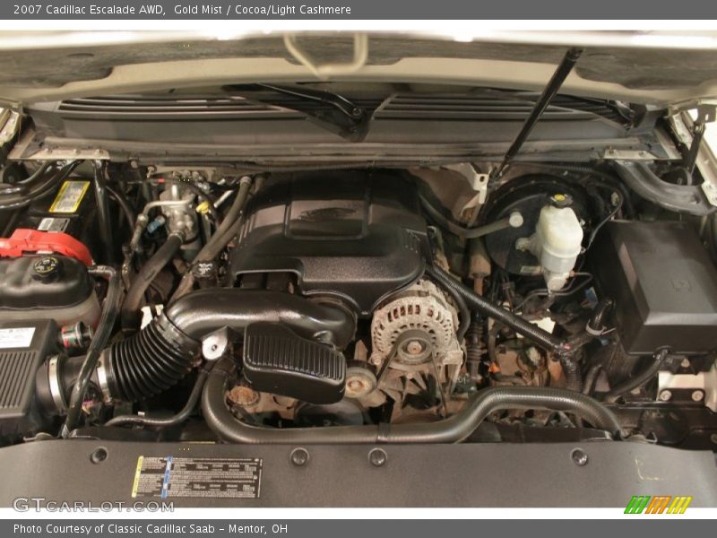Gold Mist / Cocoa/Light Cashmere 2007 Cadillac Escalade AWD