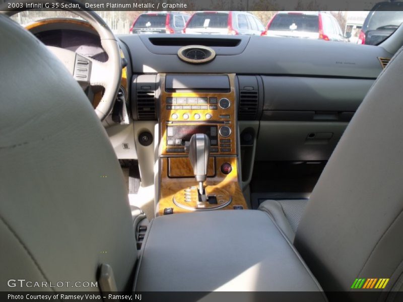 Desert Platinum Metallic / Graphite 2003 Infiniti G 35 Sedan
