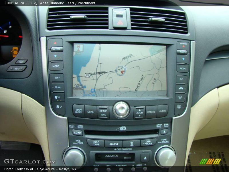 White Diamond Pearl / Parchment 2006 Acura TL 3.2